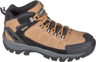 Trzewiki bez podn. nubuk. beż.-czar., o2 sra, "46", ce,lahti