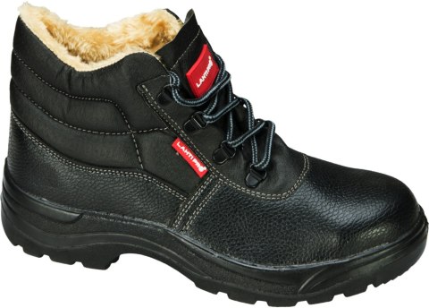 Trzewiki ocieplane skórzane czarne, s3 fo sr, "43",ce, lahti