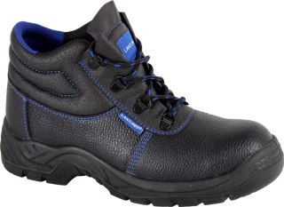 Trzewiki skórzane czar.-nieb., sb fo sr, "41", ce, lahti