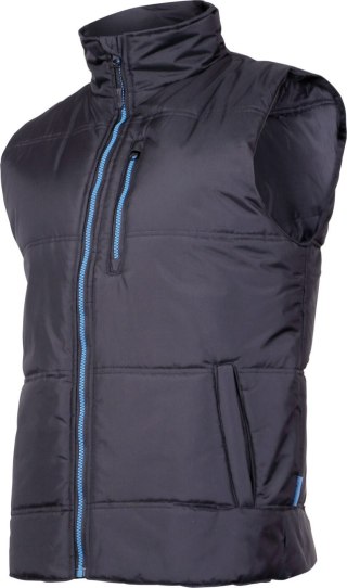 Bezrękawnik ocieplany czarno-niebieski, "3xl", ce, lahti