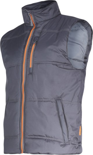 Bezrękawnik ocieplany szaro-pomarańczowy, "2xl", ce, lahti