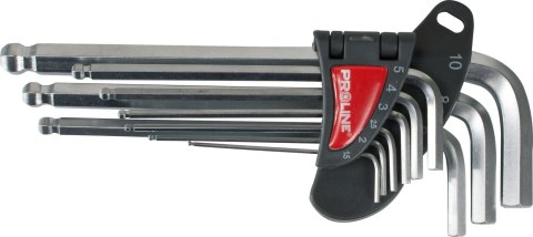 Klucze imbusowe z kulką kpl. szt.9 1.5-10mm cv proline Klucze imbusowe z kulką kpl. szt.9 1.5-10mm cv proline