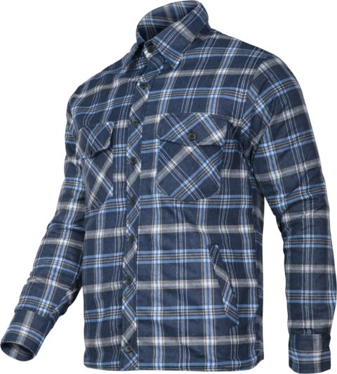 Koszula flanelowa ociep., granat-nieb., "m", ce, lahti