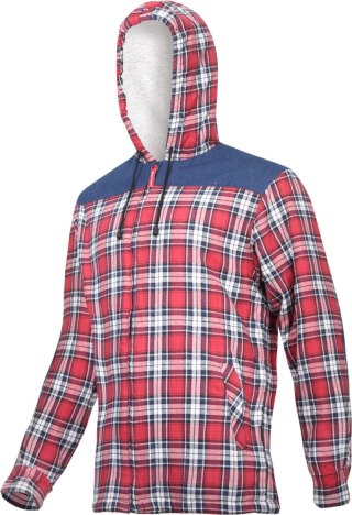 Koszula flanelowa ociep. wzmoc., czerw-gran., "2xl",ce,lahti