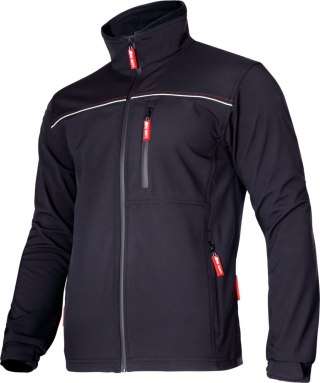 Kurtka softshell, czarna, rozm. 2xl, ce, lahti