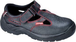 Sandały skórzane czarne, s1 src, "46", ce, lahti