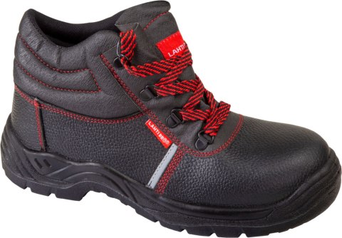 Trzewiki skórzane czarne, s1 fo sr, "44", ce, lahti