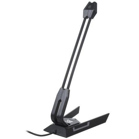 Mikrofon gamingowy NanoRS, LED, YouTube streaming, kabel USB 1.5m, czułość 21dB+3dB, RS710