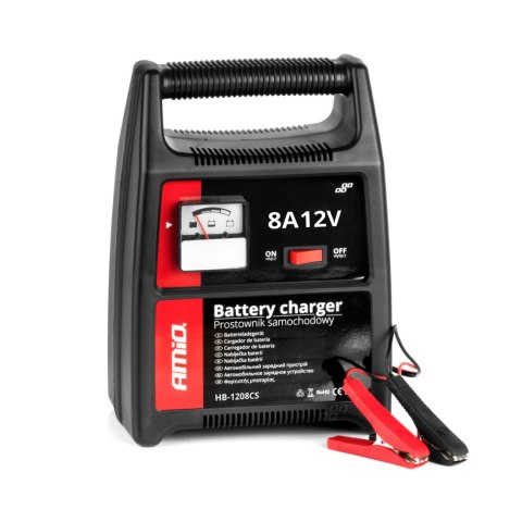 Prostownik ładowarka do akumulatora 8a 12v sbc-8a amio-02086 Prostownik ładowarka do akumulatora 8a 12v sbc-8a amio-02086
