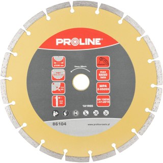 Tarcza diamentowa segment.(mat.bud)230*2.8*7.5*22.23 proline