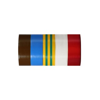 Taśmy izolacyjne, kolor., 0,13mmx19mmx10m, 5 szt., proline