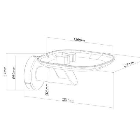 Uchwyt ścienny na głośnik Sonos Maclean, Sonos One SL, Sonos Play:1, MC-840 Uchwyt ścienny na głośnik Sonos Maclean, Sonos One SL, Sonos Play:1, MC-840