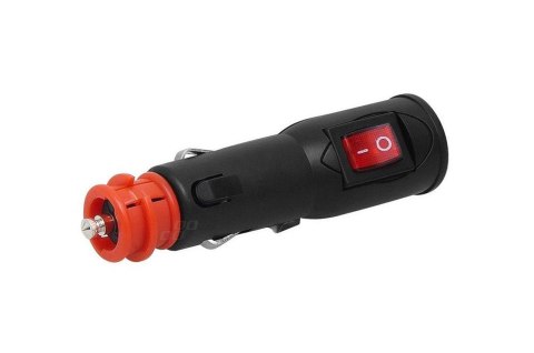 Wtyczka gniazda zapalniczki z włącznikiem euro din 12v 24v amio-02051 Wtyczka gniazda zapalniczki z włącznikiem euro din 12v 24v amio-02051