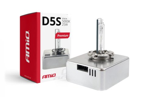 Żarówka ksenonowa żarnik hid xenon d5s 5000k amio premium amio-01220
