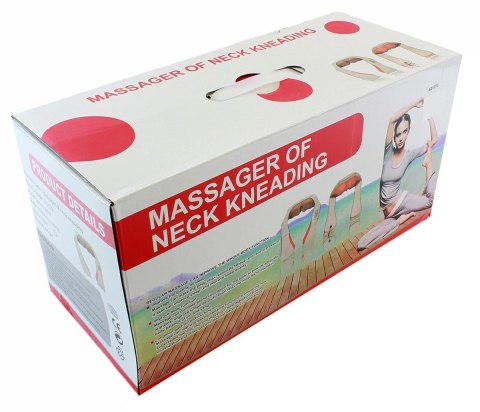 AG127C Masażer shiatsu karku plecy black