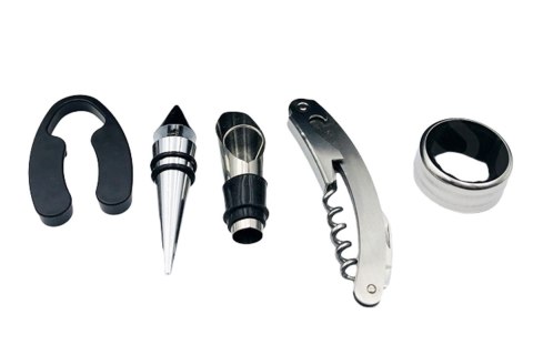 AG210D Zestaw akcesoriów do wina 6w1