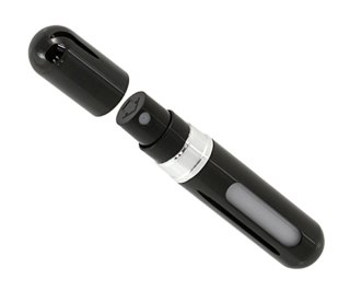 AG352A Podróżny atomizer perfum black