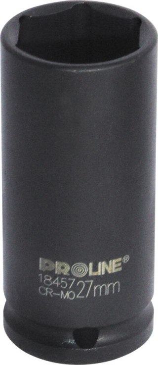 Nasadka udarowa 6-kątna wydłużona, cr-mo 3/4" 19 mm proline