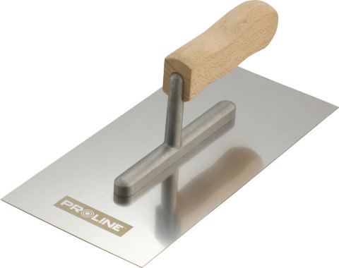 Paca nierdzewna 580*130mm gładka rączka drew.zam proline