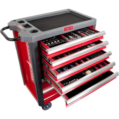 Szafka narzędziowa 7 szuflad z wyposażeniem 211 el. proline Szafka narzędziowa 7 szuflad z wyposażeniem 211 el. proline