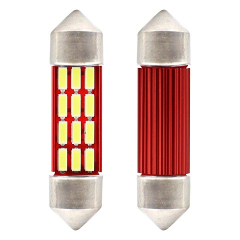 Żarówki led canbus 4014 12smd festoon c5w c10w c3w 36mm white 12v 24v amio-01632 Żarówki led canbus 4014 12smd festoon c5w c10w c3w 36mm white 12v 24v amio-01632