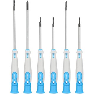 Zestaw wkrętaków precyzyjnych, 6szt., s2, soft touch