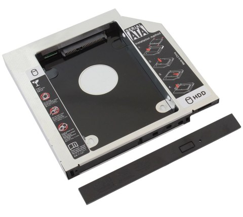 AK184B Kieszeń 2,5hdd 9,5 mm sata ssd