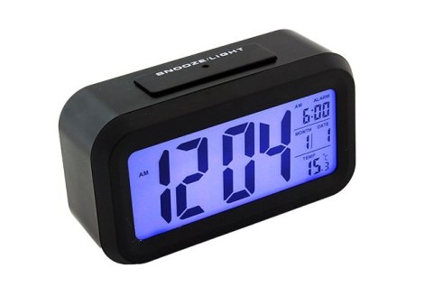AK240A Cyfrowy budzik blue led czarny