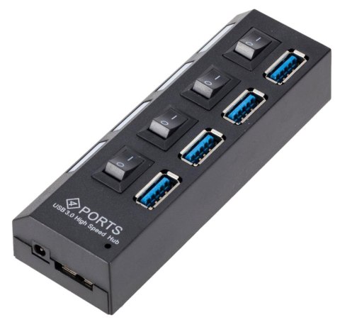 AK244B Hub usb 3.0 4 porty b/z