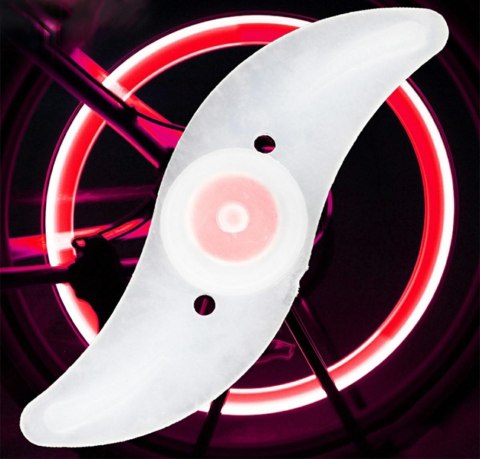 ZD63B Lampka led na szprychy czerwony