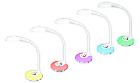 ELD102 Esperanza lampka biurkowa led z nocnym oświetleniem rgb altair