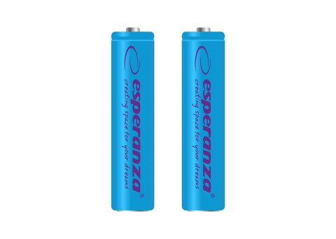 EZA101B Esperanza akumulatorki ni-mh aaa 1000mah 2szt. niebieskie EZA101B Esperanza akumulatorki ni-mh aaa 1000mah 2szt. niebieskie