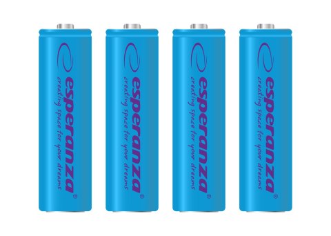 EZA104B Esperanza akumulatorki ni-mh aa 2000mah 4szt. niebieskie EZA104B Esperanza akumulatorki ni-mh aa 2000mah 4szt. niebieskie