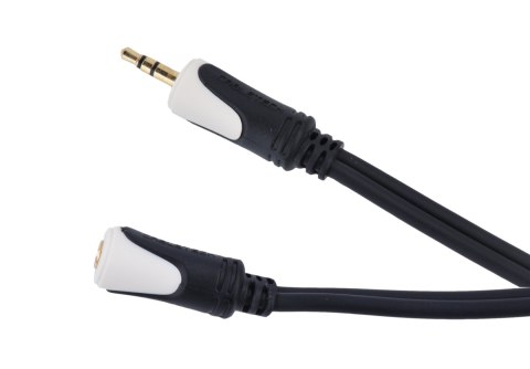 Kabel 3.5 wtyk stereo - 3.5 gniazdo stereo 1.8m Cabletech Basic Edition Kabel 3.5 wtyk stereo - 3.5 gniazdo stereo 1.8m Cabletech Basic Edition