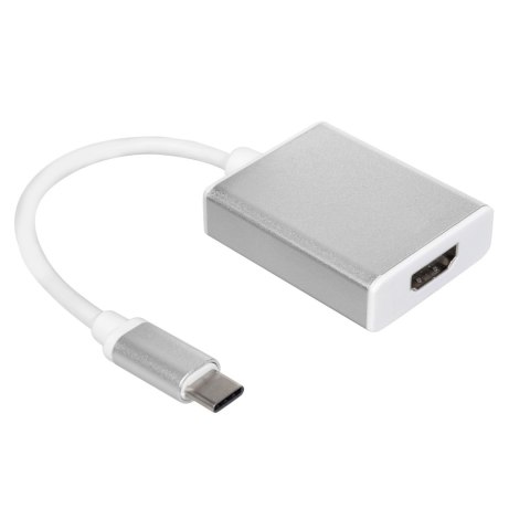 Adapter USB Type-C Maclean, HDMI 1080p 4k@30Hz HDCP 2.2, Metalowa obudowa MCTV-841 Adapter USB Type-C Maclean, HDMI 1080p 4k@30Hz HDCP 2.2, Metalowa obudowa MCTV-841