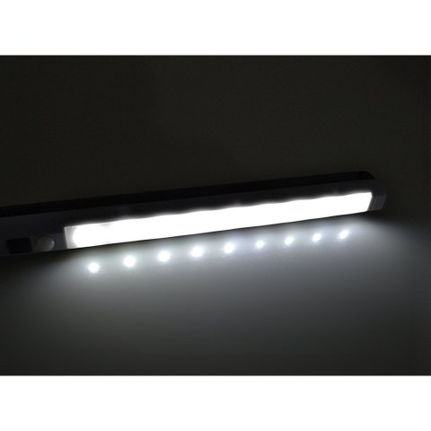 Lampa kuchenna LED Maclean, podszafkowa 9 SMD, na baterie, czujnik PIR on/off, MCE166