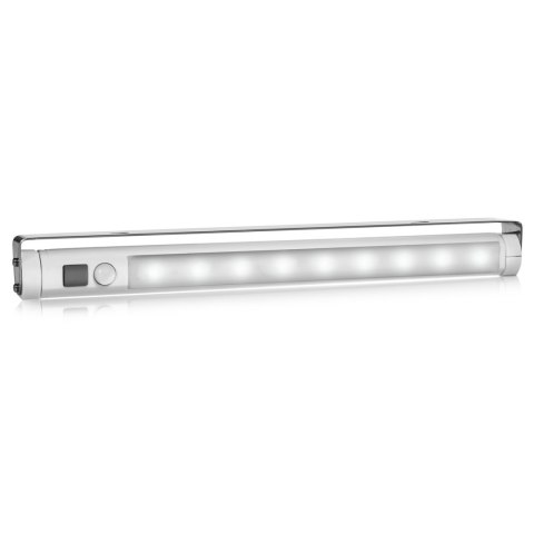 Lampa kuchenna LED Maclean, podszafkowa 9 SMD, na baterie, czujnik PIR on/off, MCE166