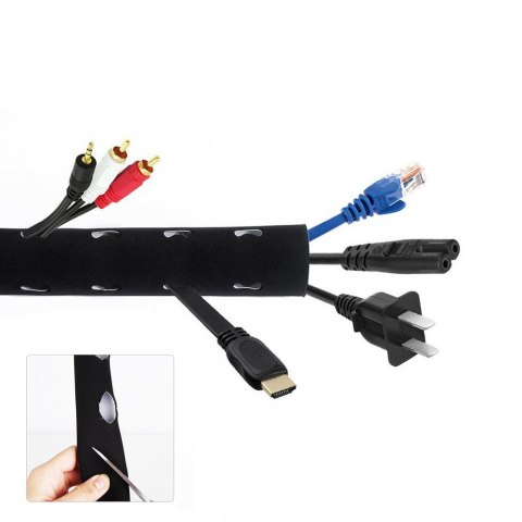 Organizator maskownica kabli Maclean, neoprenowa, 110mm x 2m, MCTV-672 Organizator maskownica kabli Maclean, neoprenowa, 110mm x 2m, MCTV-672