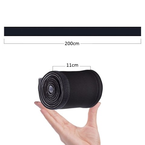 Organizator maskownica kabli Maclean, neoprenowa, 110mm x 2m, MCTV-672 Organizator maskownica kabli Maclean, neoprenowa, 110mm x 2m, MCTV-672