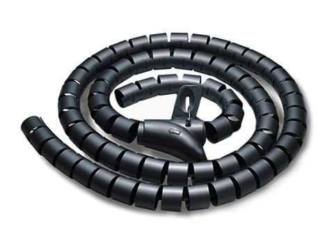 Organizator/maskownica kabli Maclean, 25mm x 2m, czarna, MCTV-676 B Organizator/maskownica kabli Maclean, 25mm x 2m, czarna, MCTV-676 B