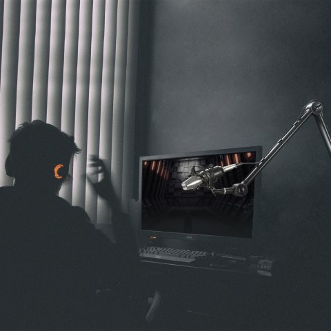 Profesjonalny uchwyt mikrofonu Maclean, wysięgnik, max. 1kg, MC-898