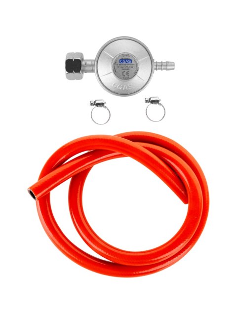 Reduktor gazowy do grilla (reduktor+wąż+opaski) Reduktor gazowy do grilla (reduktor+wąż+opaski)