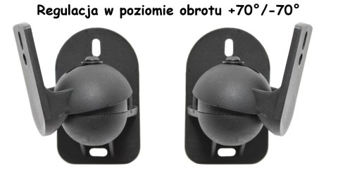 Uchwyt głośnikowy Maclean, do kolumn, komplet 2 szt, 3,5kg, MC-526