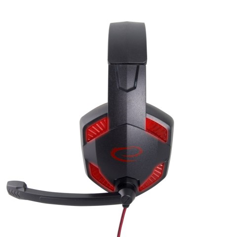 EGH400 Esperanza słuchawki z mikrofonem gaming blackbird