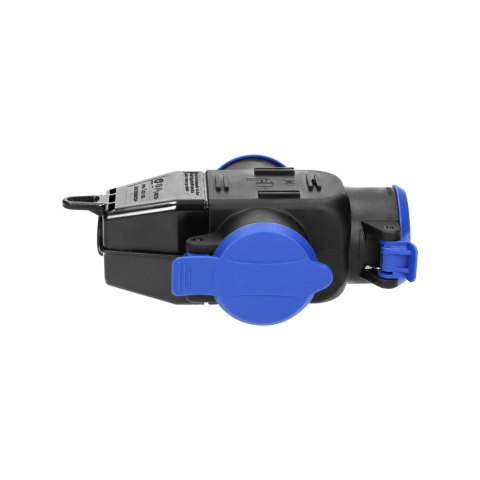 Rozgałęźnik bryzgoszczelny i odporny na uderzenia, IP44, 3 gniazda 2P+Z, 16A, 230V AC, wersja schuko