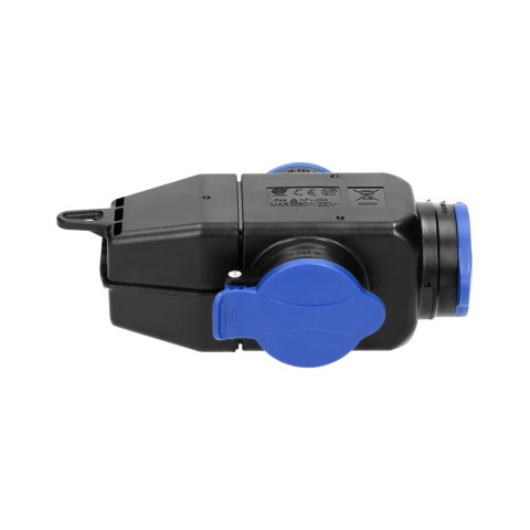 Rozgałęźnik bryzgoszczelny i odporny na uderzenia, IP44, 3 gniazda 2P+Z, 16A, 230V AC