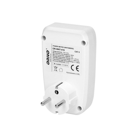 Watomierz, kalkulator energii z wyświetlaczem LCD