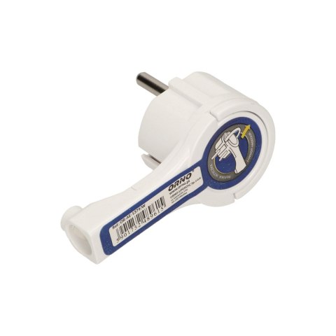 Wtyczka płaska, Uni-Schuko z uchwytem, rozbieralna, biała