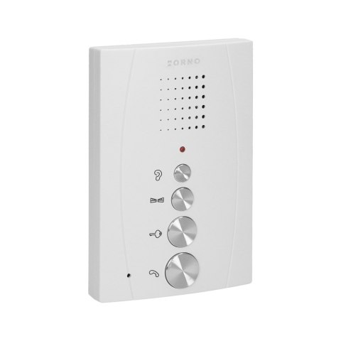 Zestaw domofonowy jednorodzinny, bezsłuchawkowy, biały, ELUVIO