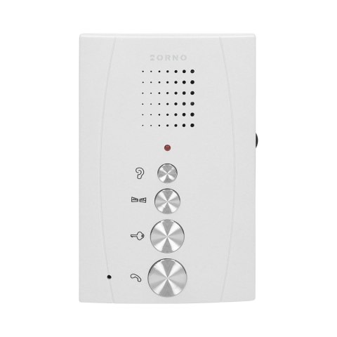 Zestaw domofonowy jednorodzinny, bezsłuchawkowy, biały, ELUVIO